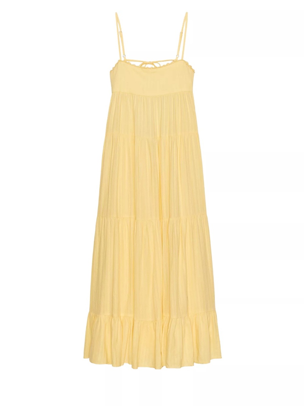 Zara Yellow Maxi Dress
